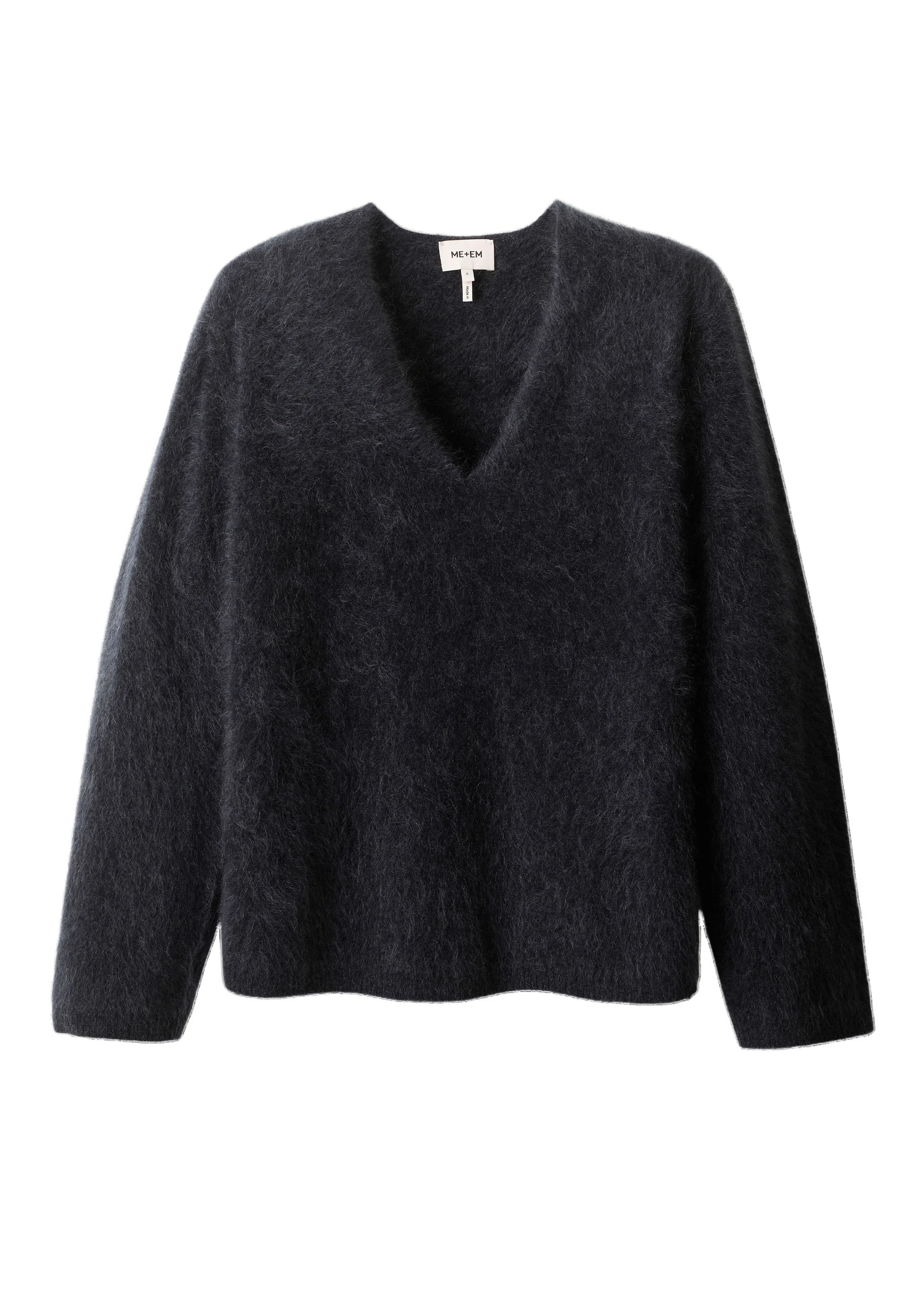 ME+EM Ultimate Boyfriend Jumper in Charcoal Mélange ME+EM Ultimate Boyfriend Jumper in Charcoal Mélange | Sweaters | Luxury Shoes