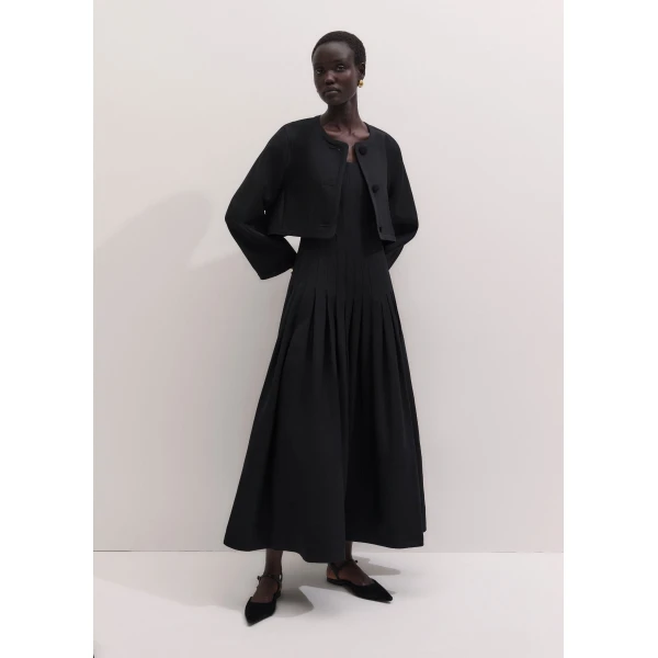 ME+EM Ultra Crop Jacket in Black