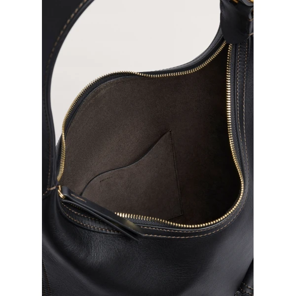 ME+EM Utility Shoulder Bag in Black Brown, view 3 | Shoulder & Crossbody Bags | Luxury Shoes 