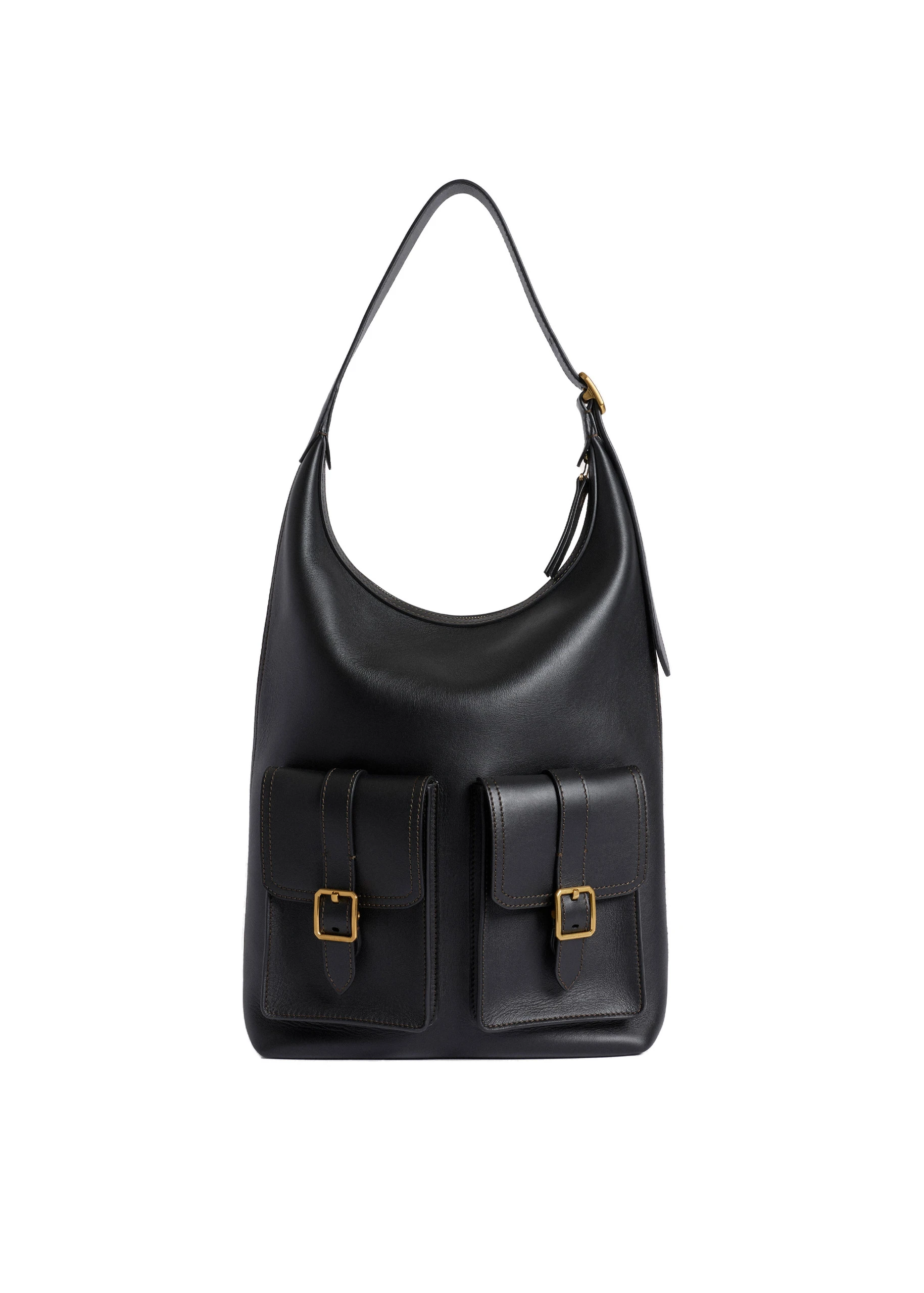 ME+EM Utility Shoulder Bag in Black Brown ME+EM Utility Shoulder Bag in Black Brown | Shoulder & Crossbody Bags | Luxury Shoes