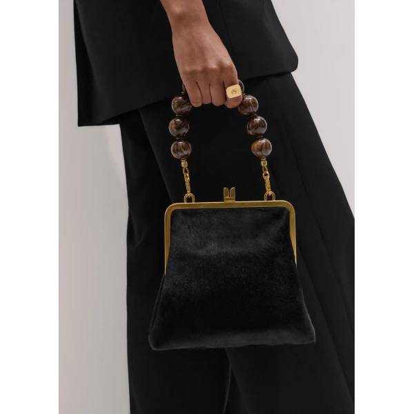 ME+EM Vertical Frame Bag in Black, view 2 | Shoulder & Crossbody Bags | Luxury Shoes 