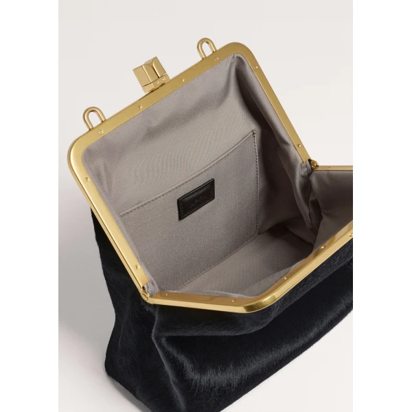 ME+EM Vertical Frame Bag in Black, view 5 | Shoulder & Crossbody Bags | Luxury Shoes 