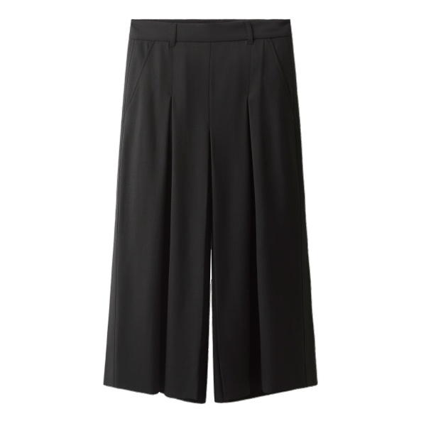 ME+EM Very Wide Culotte in Black