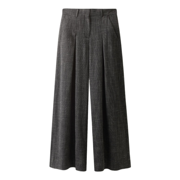 ME+EM Very Wide-Leg Trouser in Charcoal Grey