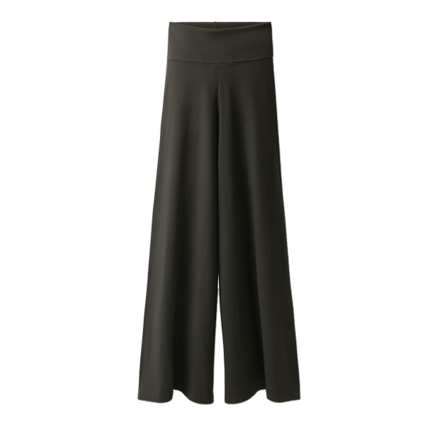 ME+EM Very Wide Palazzo Pant in Rich Olive Green
