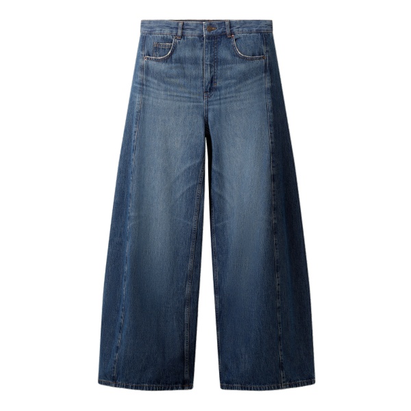 ME+EM Very Wide Taper Jean in Authentic Dark Wash