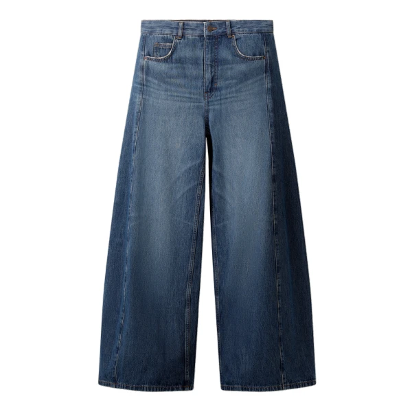 ME+EM Very Wide Taper Jean in Authentic Dark Wash