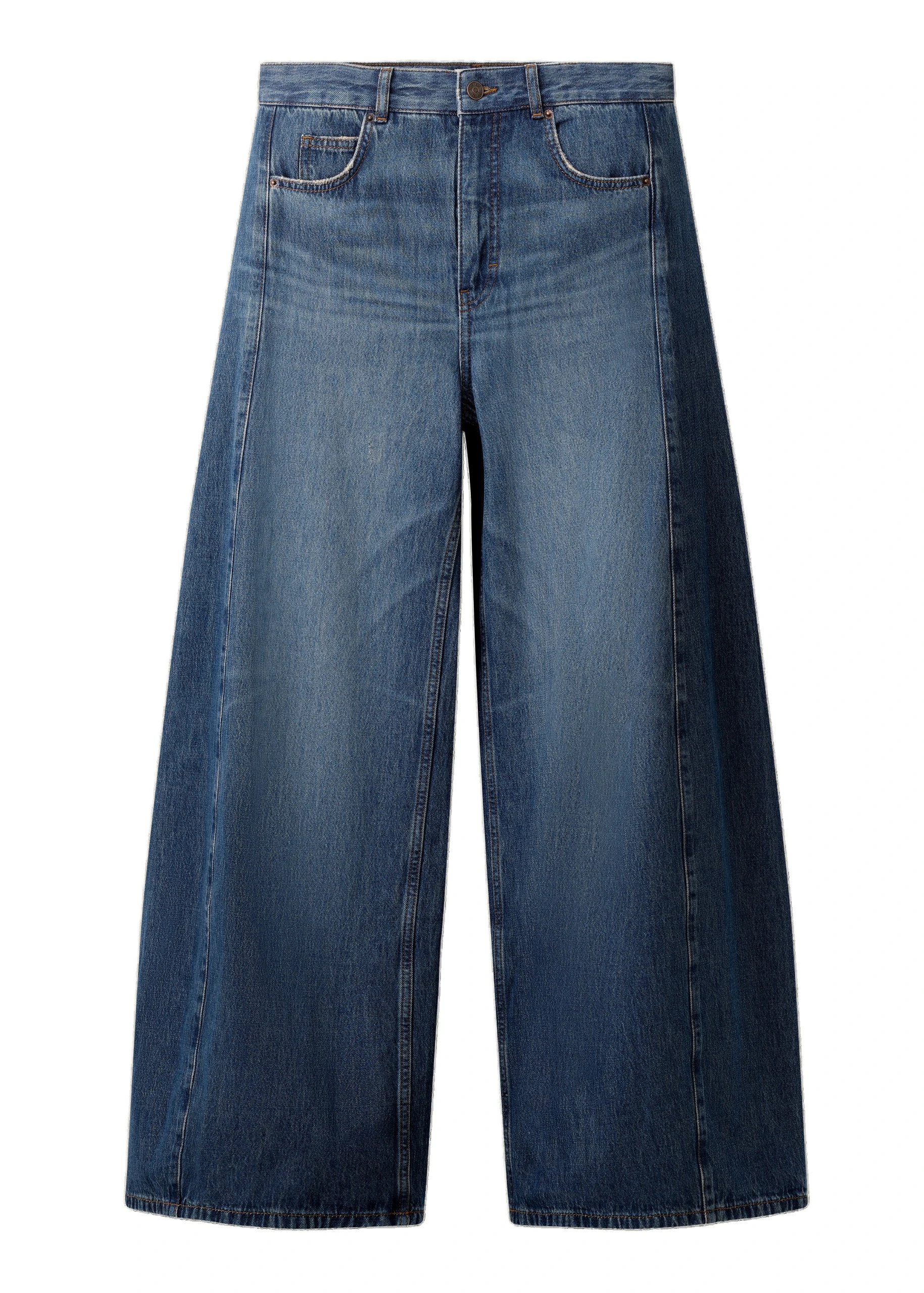 ME+EM Very Wide Taper Jean in Authentic Dark Wash | Pants | Luxury Shoes ME+EM Very Wide Taper Jean in Authentic Dark Wash