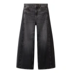 ME+EM Very Wide Taper Jean in Black Wash