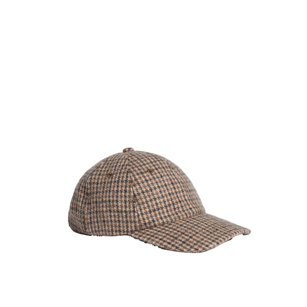 ME+EM Winter Baseball Cap in Pecan Brown Multi