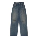 MM6 Maison Margiela Aged Denim Jeans in Grey Blue | Denim | Luxury Shoes 