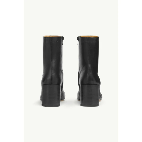 MM6 Maison Margiela Anatomic Ankle Boots in Black, view 4 | Boots | Luxury Shoes 