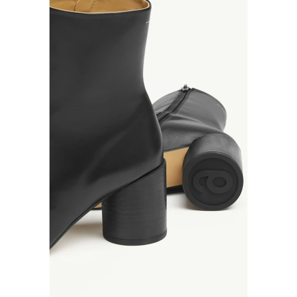 MM6 Maison Margiela Anatomic Ankle Boots in Black, view 5 | Boots | Luxury Shoes 