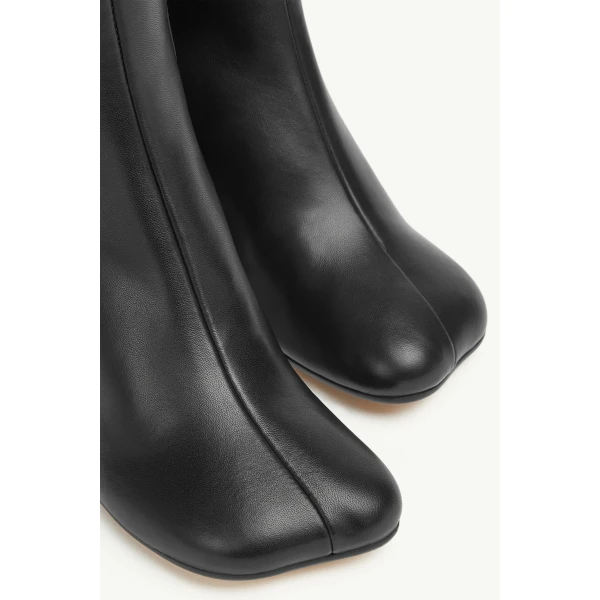 MM6 Maison Margiela Anatomic Ankle Boots in Black, view 6 | Boots | Luxury Shoes 