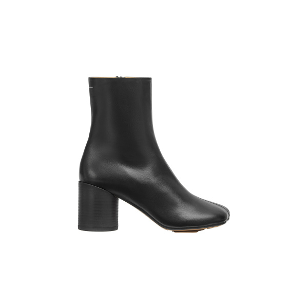 MM6 Maison Margiela Anatomic Ankle Boots in Black | Boots | Luxury Shoes 