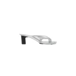 MM6 Maison Margiela Anatomic Leather Flip Flop Mules in Silver | Mules | Luxury Shoes 