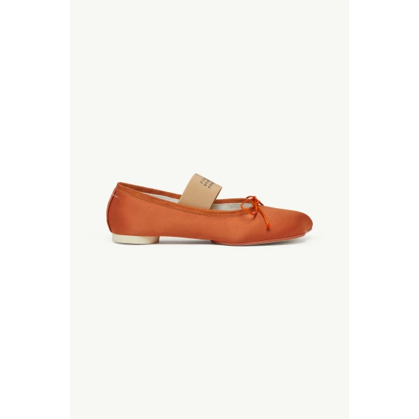 MM6 Maison Margiela Anatomic Numeric Ballerinas in Mou, view 2 | Flats | Luxury Shoes 