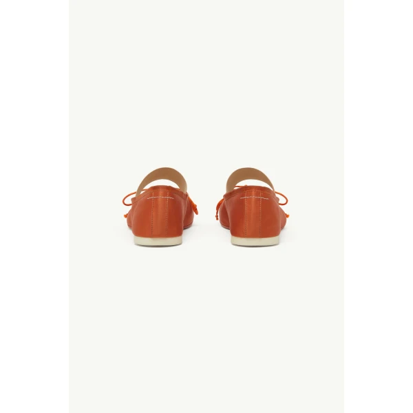 MM6 Maison Margiela Anatomic Numeric Ballerinas in Mou, view 4 | Flats | Luxury Shoes 