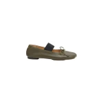 MM6 Maison Margiela Anatomic Numeric Ballerinas in Olive MM6 Maison Margiela Anatomic Numeric Ballerinas in Olive | Flats | Luxury Shoes
