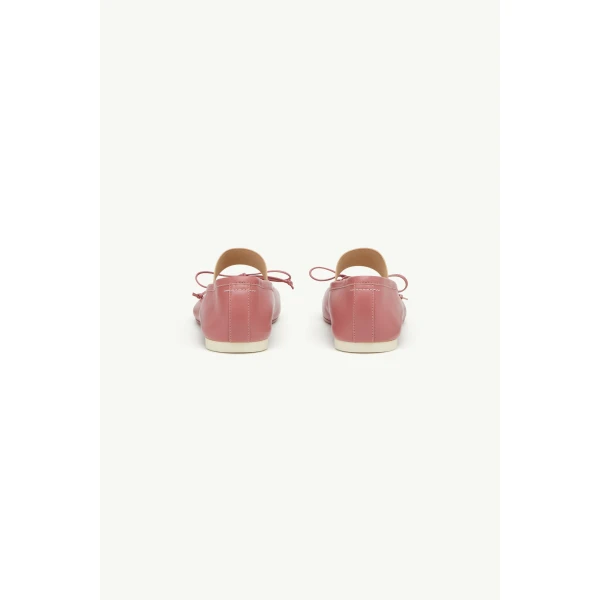 MM6 Maison Margiela Anatomic Numeric Ballerinas in Pink, view 4 | Flats | Luxury Shoes 