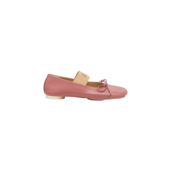 MM6 Maison Margiela Anatomic Numeric Ballerinas in Pink | Flats | Luxury Shoes 