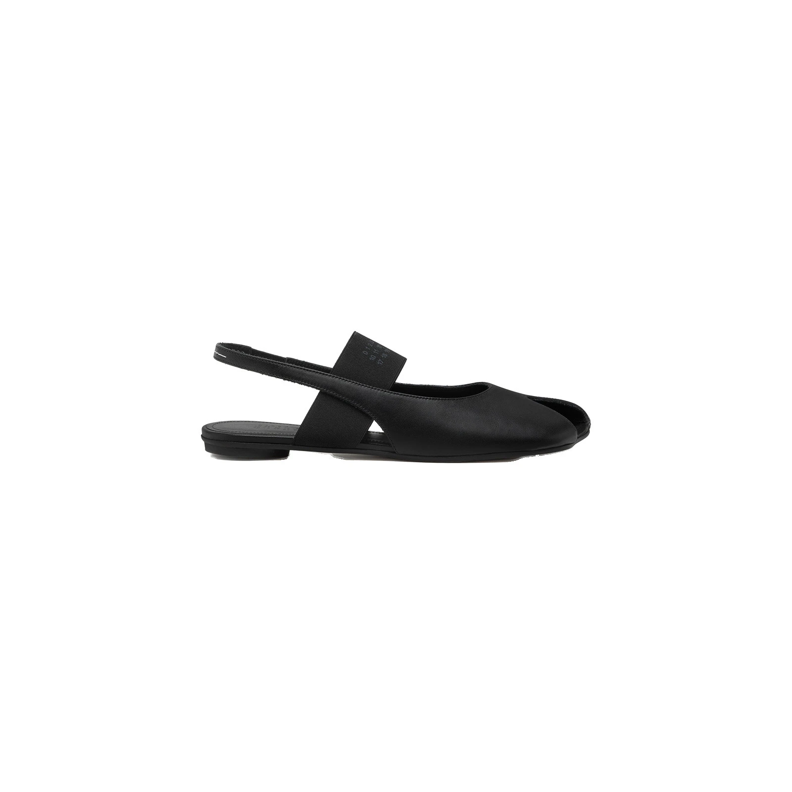 MM6 Maison Margiela Anatomic Numeric Low Slingbacks in Black MM6 Maison Margiela Anatomic Numeric Low Slingbacks in Black | Sandals | Luxury Shoes
