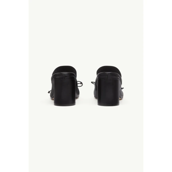 MM6 Maison Margiela Anatomic Numeric Sandals in Black, view 4 | Sandals | Luxury Shoes 