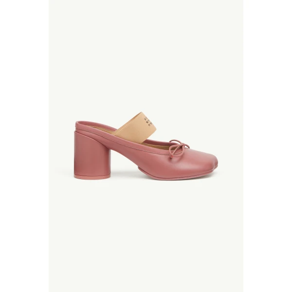 MM6 Maison Margiela Anatomic Numeric Sandals in Pink, view 2 | Sandals | Luxury Shoes 