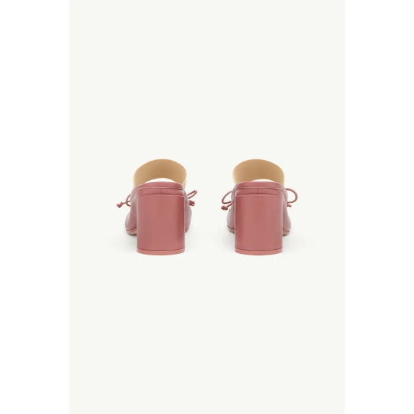 MM6 Maison Margiela Anatomic Numeric Sandals in Pink, view 4 | Sandals | Luxury Shoes 
