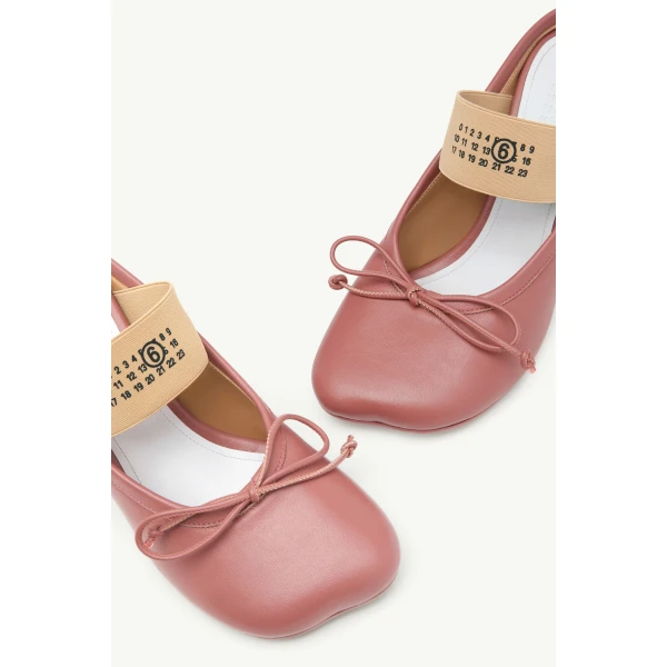 MM6 Maison Margiela Anatomic Numeric Sandals in Pink, view 5 | Sandals | Luxury Shoes 