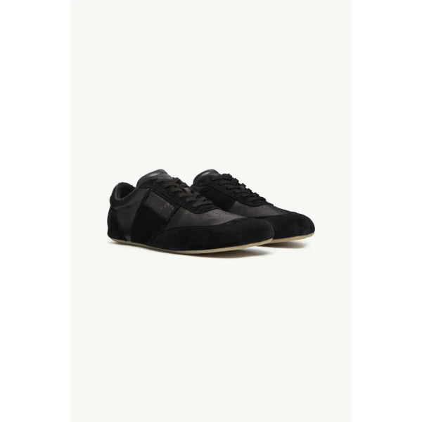 MM6 Maison Margiela Anatomic Sneakers in Black, view 3 | Sneakers | Luxury Shoes 