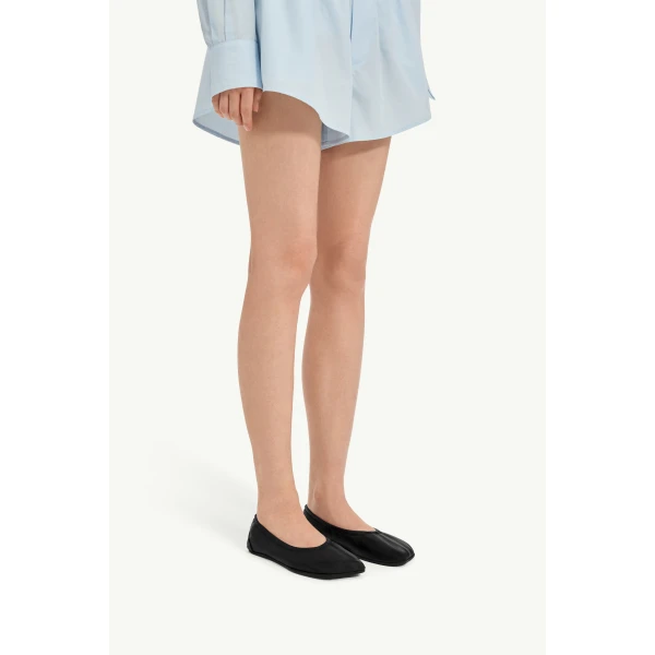 MM6 Maison Margiela Anatomic Travel Ballerina in Black, view 6 | Flats | Luxury Shoes 