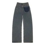 MM6 Maison Margiela Back-To-Back Jeans in Light Grey | Denim | Luxury Shoes 