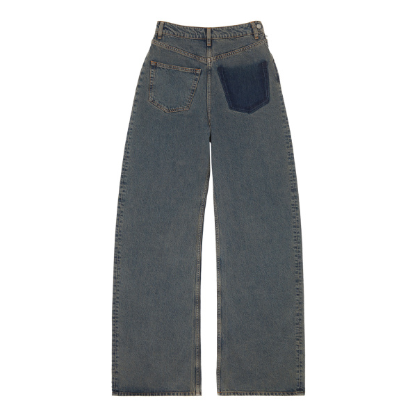 MM6 Maison Margiela Back-To-Back Jeans in Light Grey | Denim | Luxury Shoes 