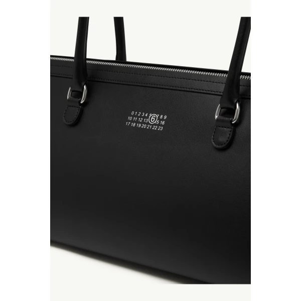 MM6 Maison Margiela Bauletto Shoulder Bag Large in Black, view 5 | Shoulder & Crossbody Bags | Luxury Shoes 