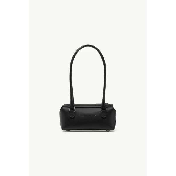 MM6 Maison Margiela Bauletto Shoulder Bag Mini in Black, view 4 | Mini Bags | Luxury Shoes 