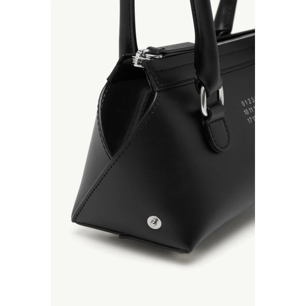 MM6 Maison Margiela Bauletto Shoulder Bag Mini in Black, view 6 | Mini Bags | Luxury Shoes 