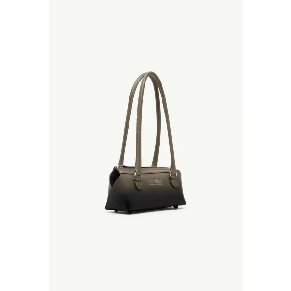MM6 Maison Margiela Bauletto Shoulder Bag Mini in Dark Olive, view 3 | Mini Bags | Luxury Shoes 