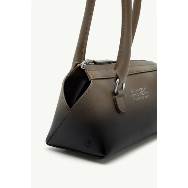 MM6 Maison Margiela Bauletto Shoulder Bag Mini in Dark Olive, view 6 | Mini Bags | Luxury Shoes 