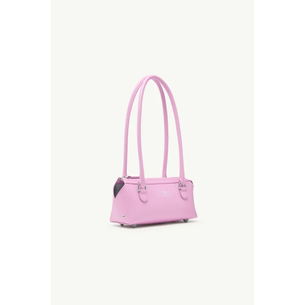 MM6 Maison Margiela Bauletto Shoulder Bag Mini in Lilac, view 3 | Mini Bags | Luxury Shoes 