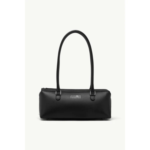MM6 Maison Margiela Bauletto Shoulder Bag Small in Black, view 2 | Shoulder & Crossbody Bags | Luxury Shoes 
