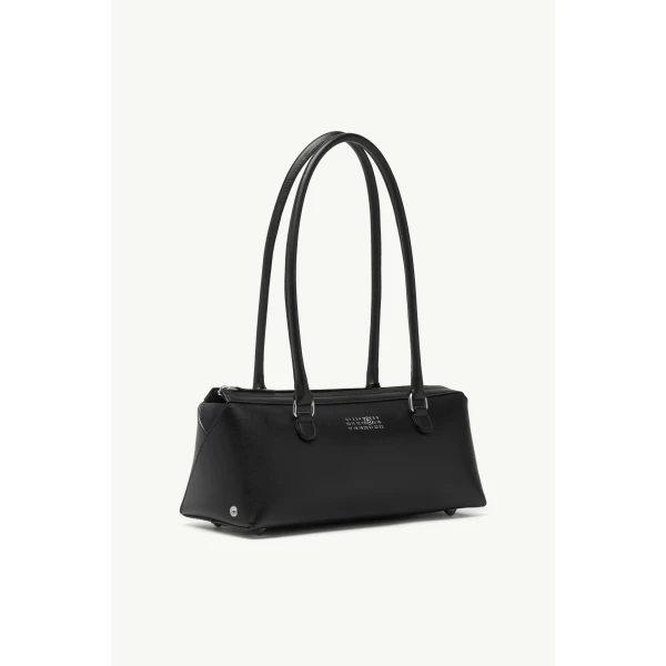 MM6 Maison Margiela Bauletto Shoulder Bag Small in Black, view 3 | Shoulder & Crossbody Bags | Luxury Shoes 