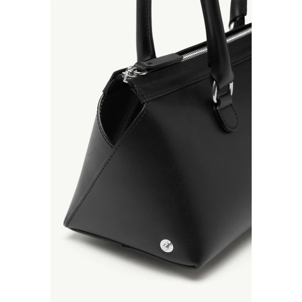 MM6 Maison Margiela Bauletto Shoulder Bag Small in Black, view 6 | Shoulder & Crossbody Bags | Luxury Shoes 