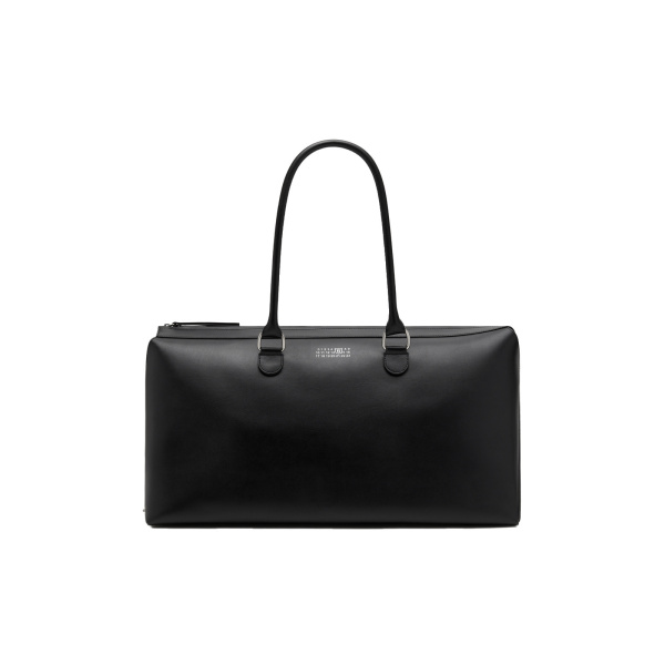 MM6 Maison Margiela Bauletto Weekend Bag in Black | Totes & Top-Handle Bags | Luxury Shoes 