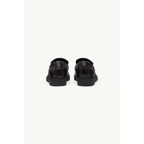 MM6 Maison Margiela City Biker Loafers in Black, view 4 | Loafers | Luxury Shoes 