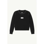 MM6 Maison Margiela Contrast-Trimmed Wool Blend Knit Jumper in Black | Sweaters | Luxury Shoes 