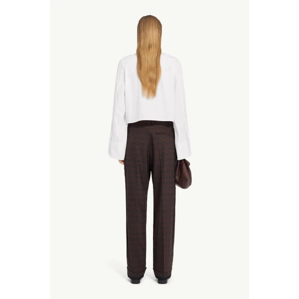 MM6 Maison Margiela Cotton Shirt in White, view 4 | Shirts | Luxury Shoes 