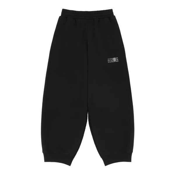 MM6 Maison Margiela Cotton Sweatpants in Black | Sweatpants | Luxury Shoes 