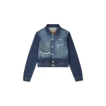 MM6 Maison Margiela Cropped Denim Jacket in Blue MM6 Maison Margiela Cropped Denim Jacket in Blue | Denim | Luxury Shoes