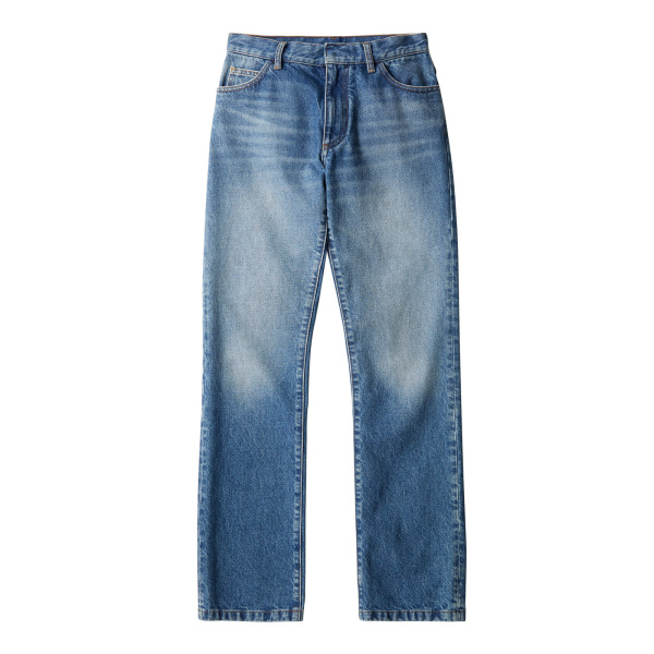 MM6 Maison Margiela Double Back Pocket Denim Jeans in Blue | Denim | Luxury Shoes 